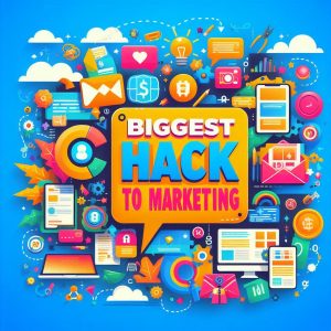 Biggest Hack To Marketing